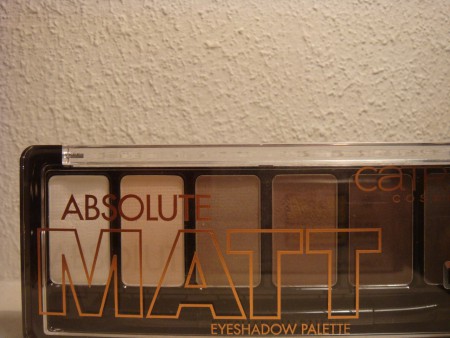 Catrice absolute matt eyeshadow palette 